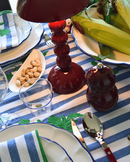 Small Bobbin Salt & Pepper Mill Burgundy