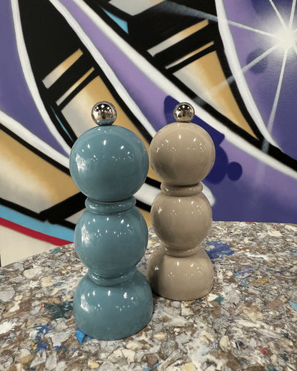 Mini Bobbin Salt & Pepper Mill Beige