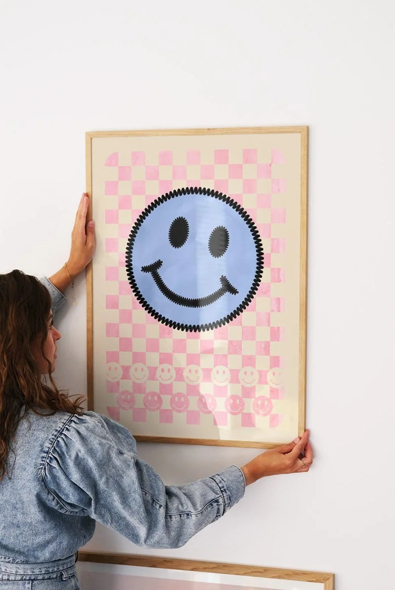Poster Smiles Pink