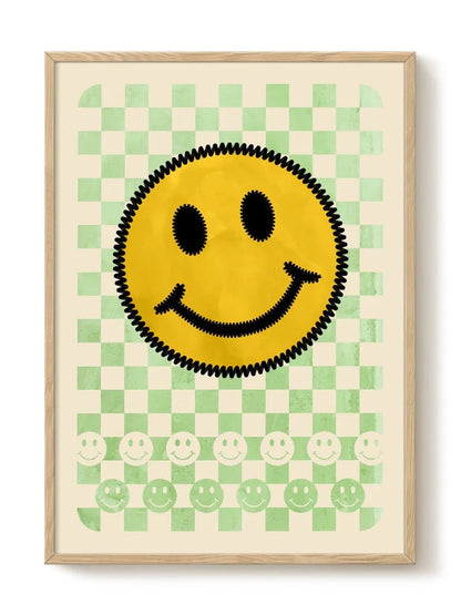 Poster Smiles Green