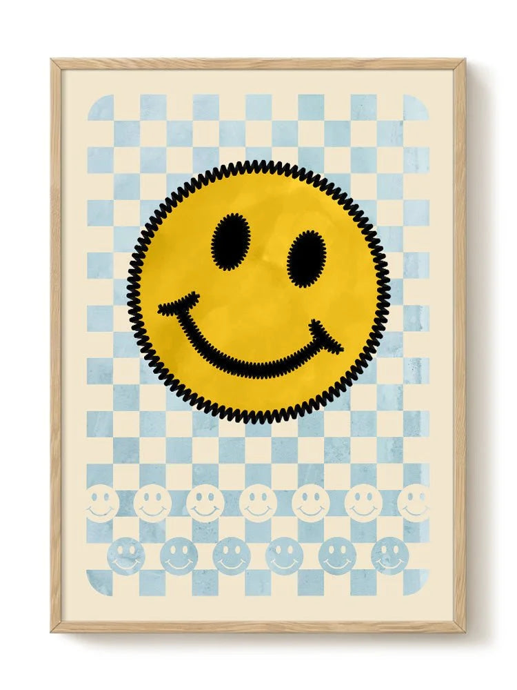 Poster Smiles Blue