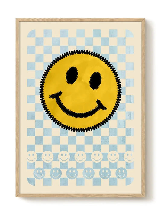 Poster Smiles Blue