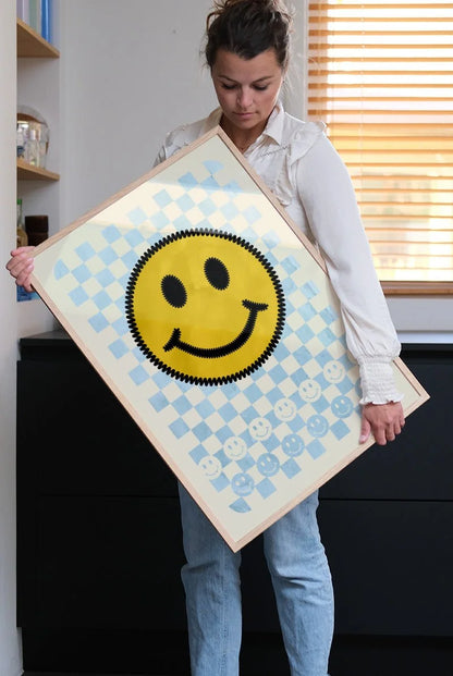 Poster Smiles Blue