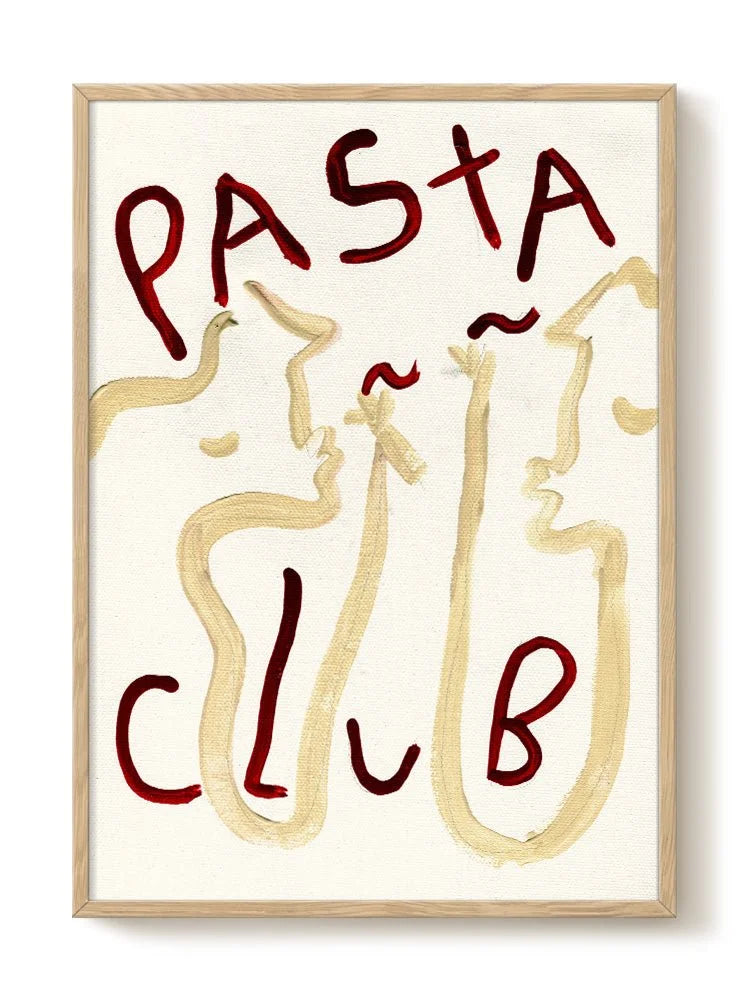 Poster Pasta Club Ruby Hughes