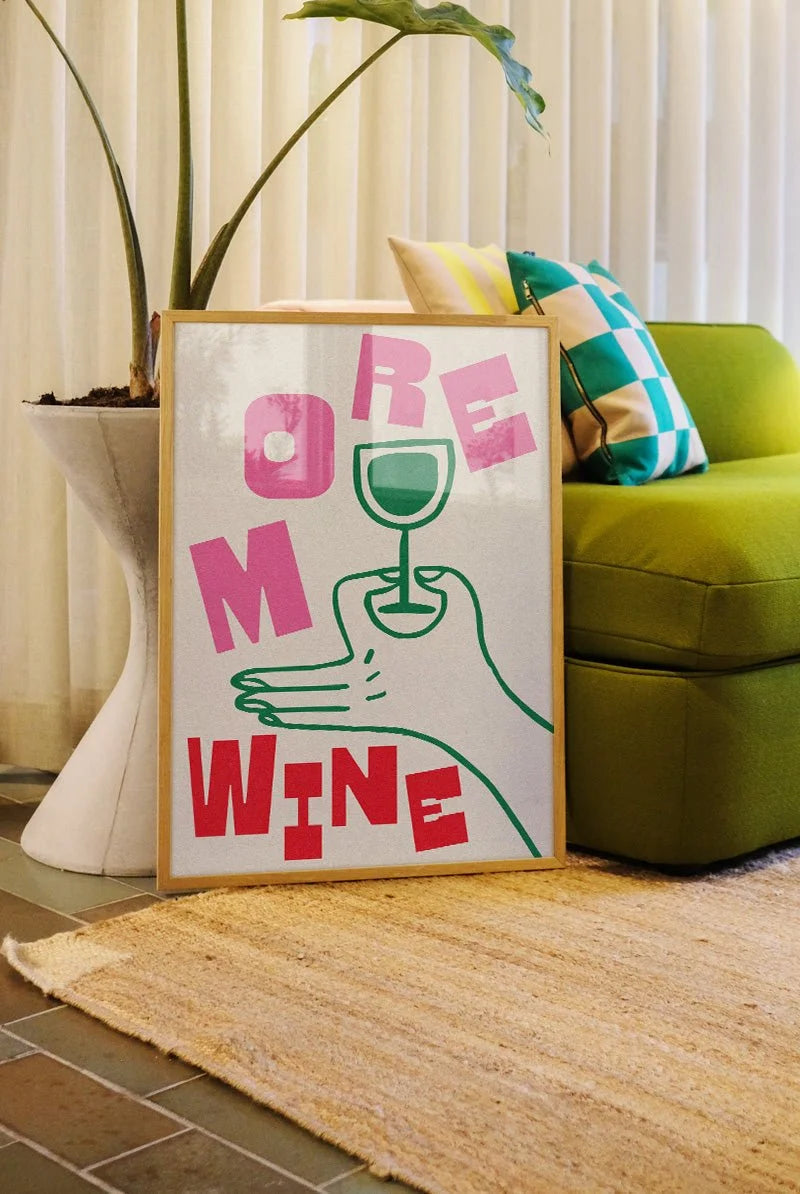 Poster More Wine