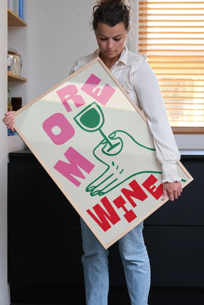 Poster More Wine