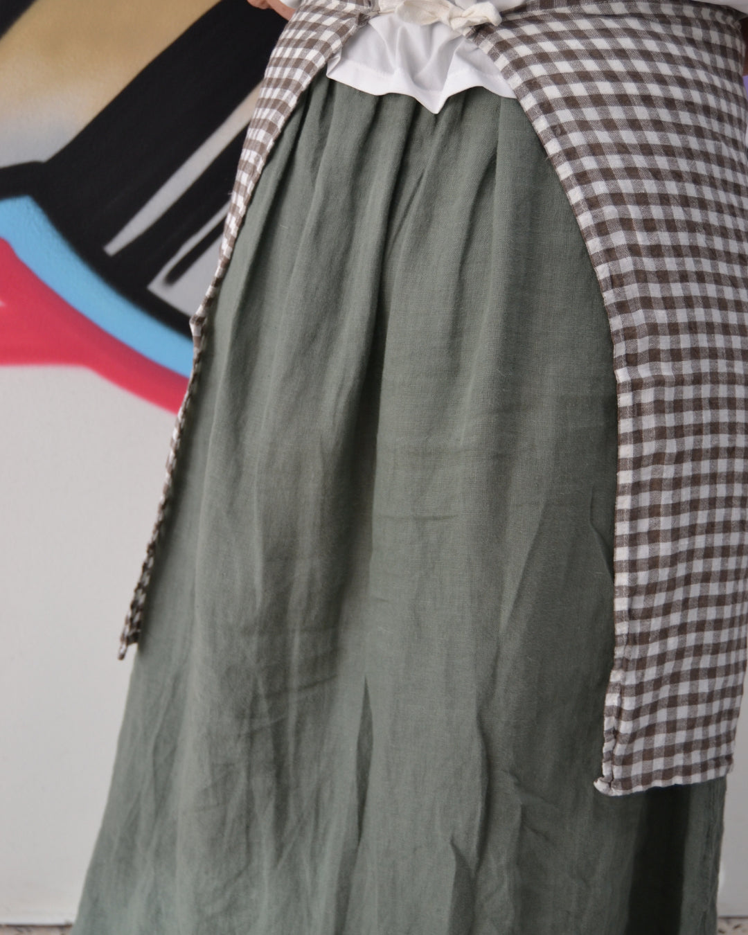 Tea Towel Brown Gingham
