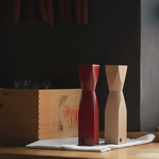 Woodi Salt & Pepper Grinder Burgundy