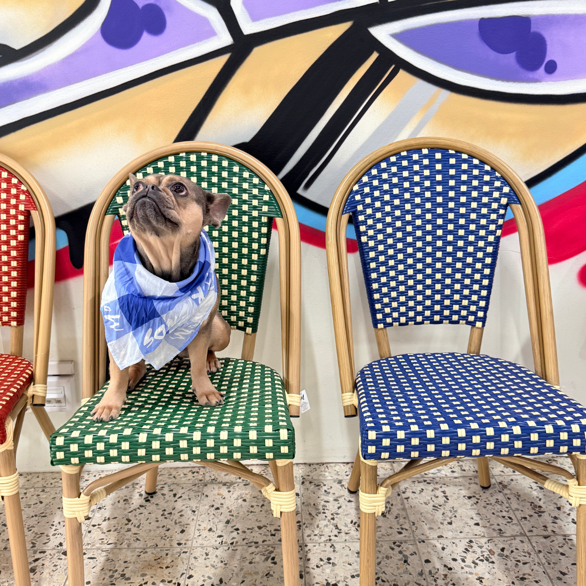 Mon Bistro Chair Blue