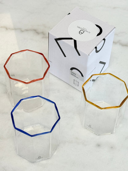 Octave Water Glass Amber