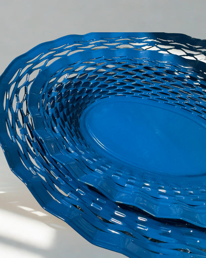 Bread Basket Large Blue