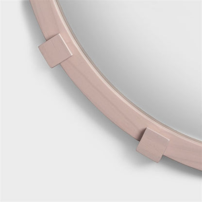 Espejo Chunk grande rosa