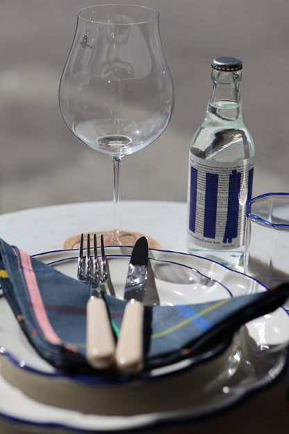Dinner Plate Blue Line