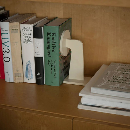 Massproductions Buffer Bookend Ivory