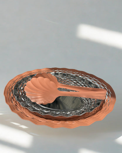 Bread Basket Stainless Steel Medium