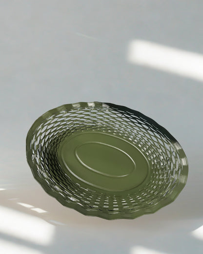 Bread Basket Large Olive Green