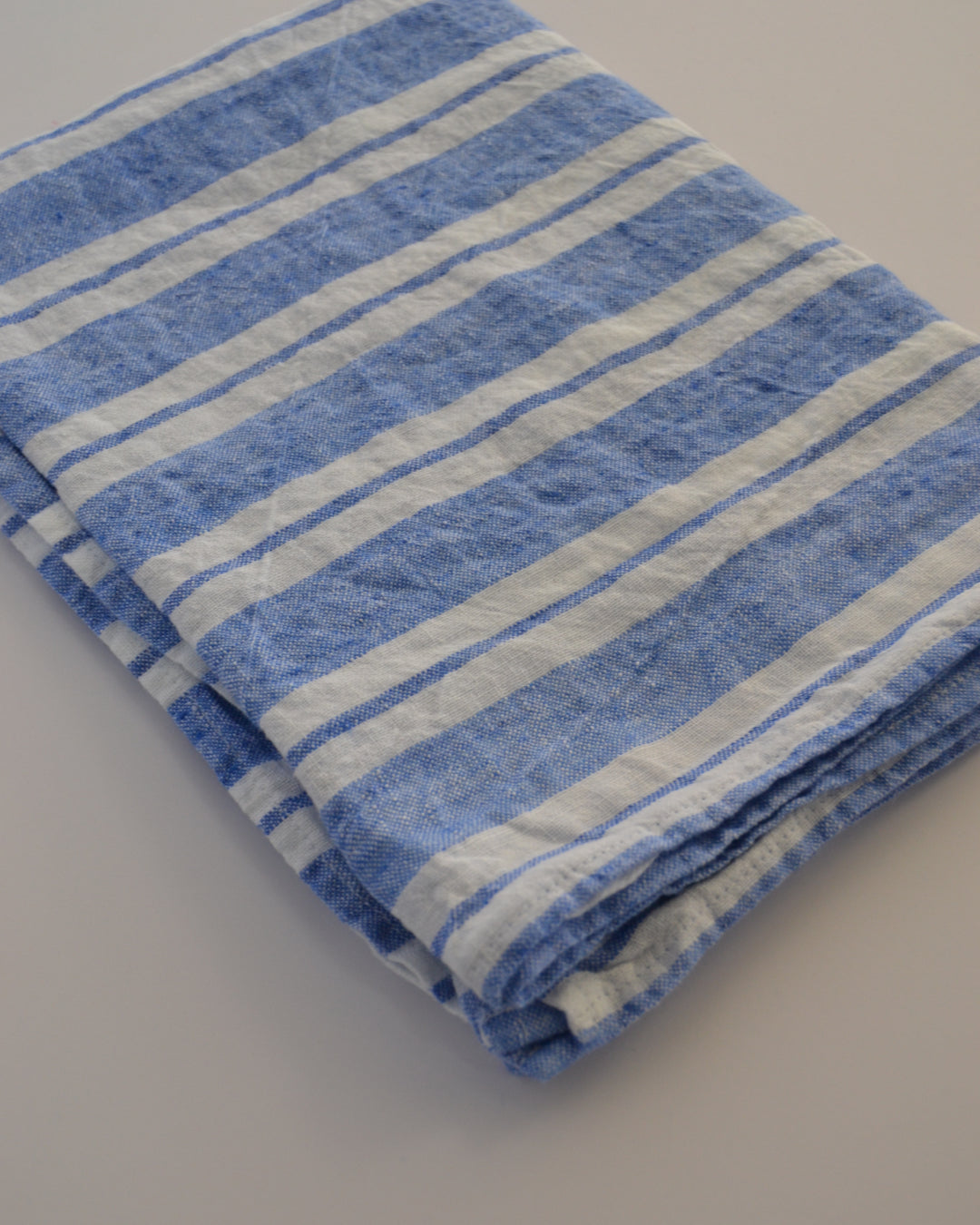 Tea Towel Large Blue Stripes