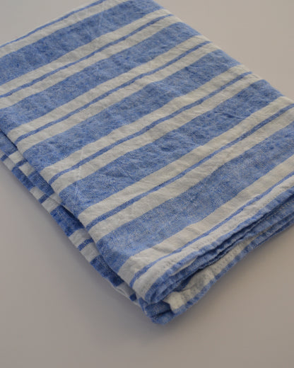 Tea Towel Large Blue Stripes