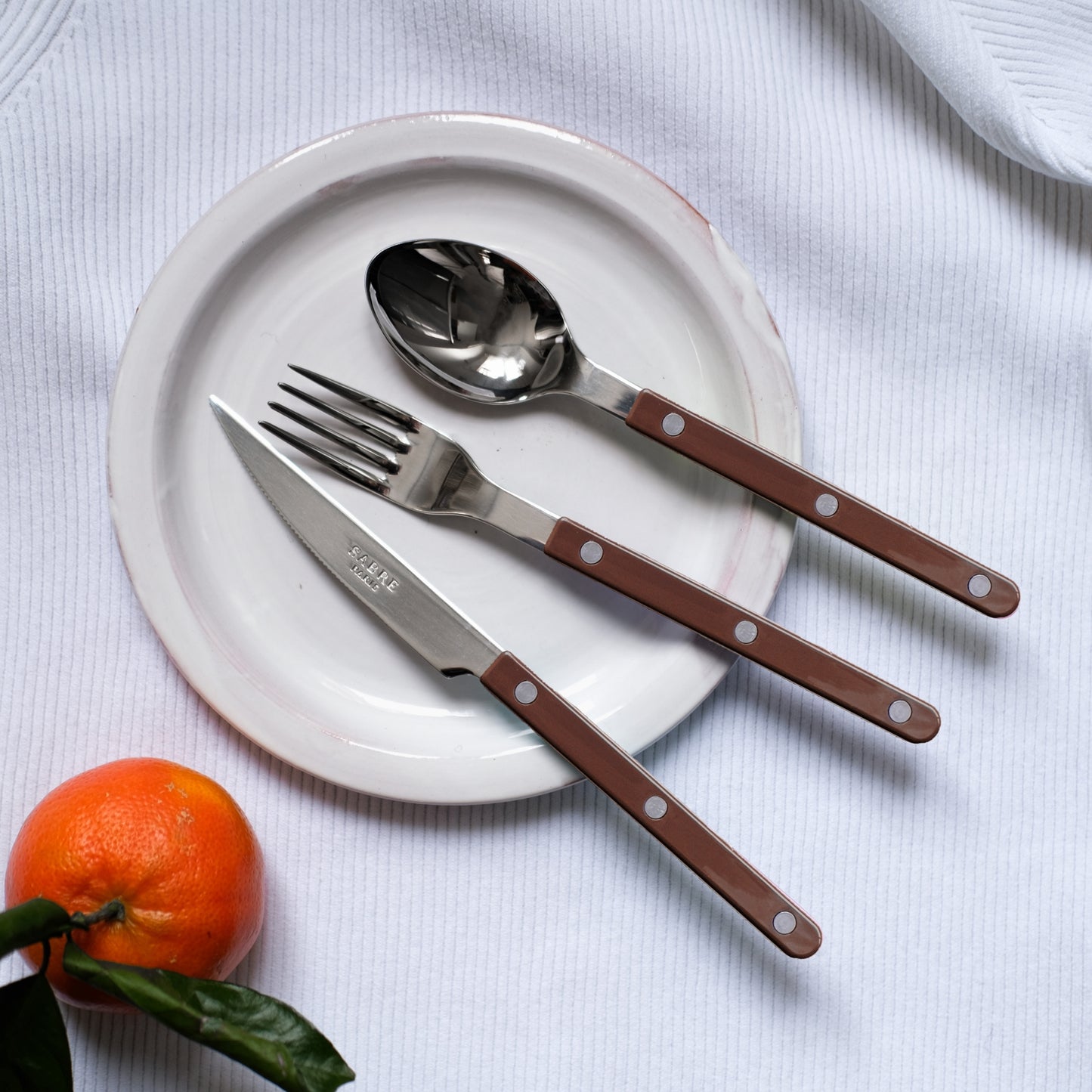 Sabre Cutlery Set Chocolate