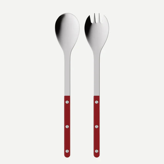 Sabre Salatbestikksett Burgunder