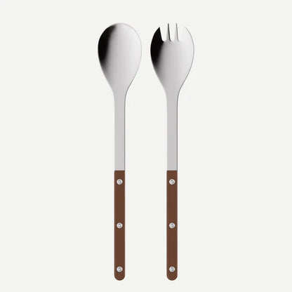 Sabre Paris Salatbesteck-Set Schokolade