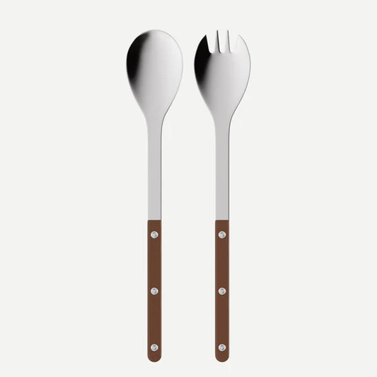 Sabre Paris Salatbesteck-Set Schokolade