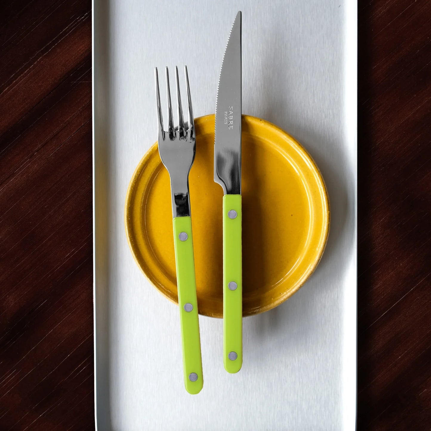 Sabre Cutlery Set Lime