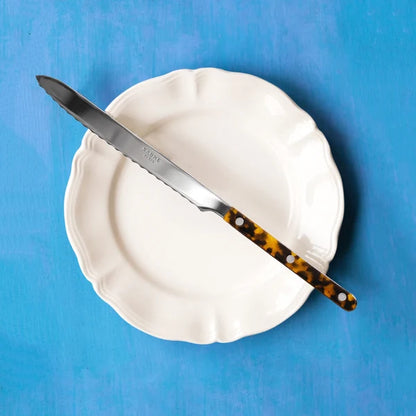Sabre Paris Bread Knife Faux Tortoise