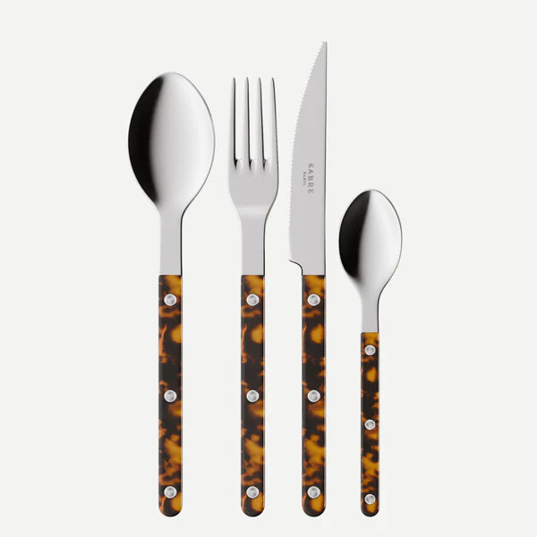 Sabre Besteckset, 24-teilig, Schildpattoptik