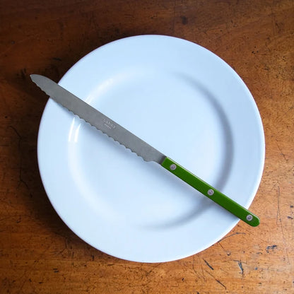 Sabre Paris Vintage Bread Knife Dark Green
