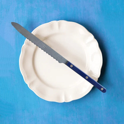 Sabre Paris Vintage Bread Knife Navy Blue