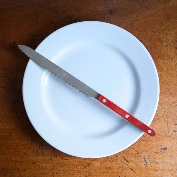 Saber Paris Vintage Bread Knife Burgundy