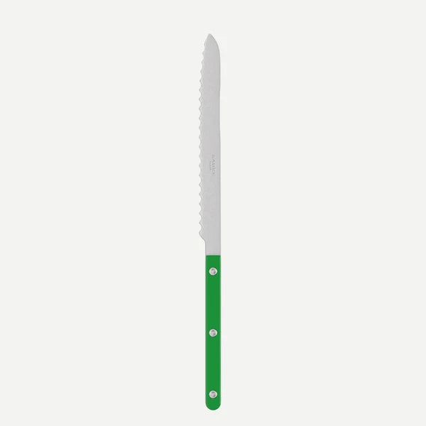 Sabre Paris Vintage Bread Knife Green