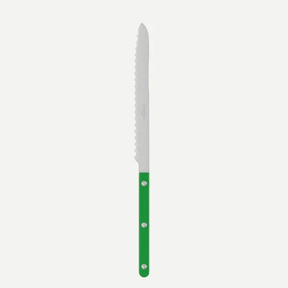 Sabre Paris Vintage Bread Knife Green
