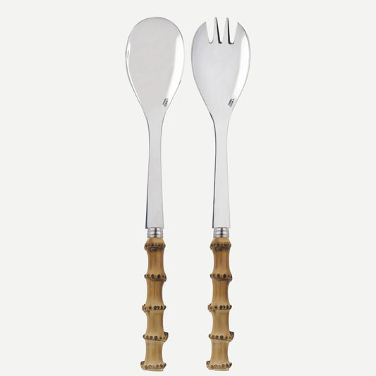 Sabre Salad Cutlery Set Panda Bamboo