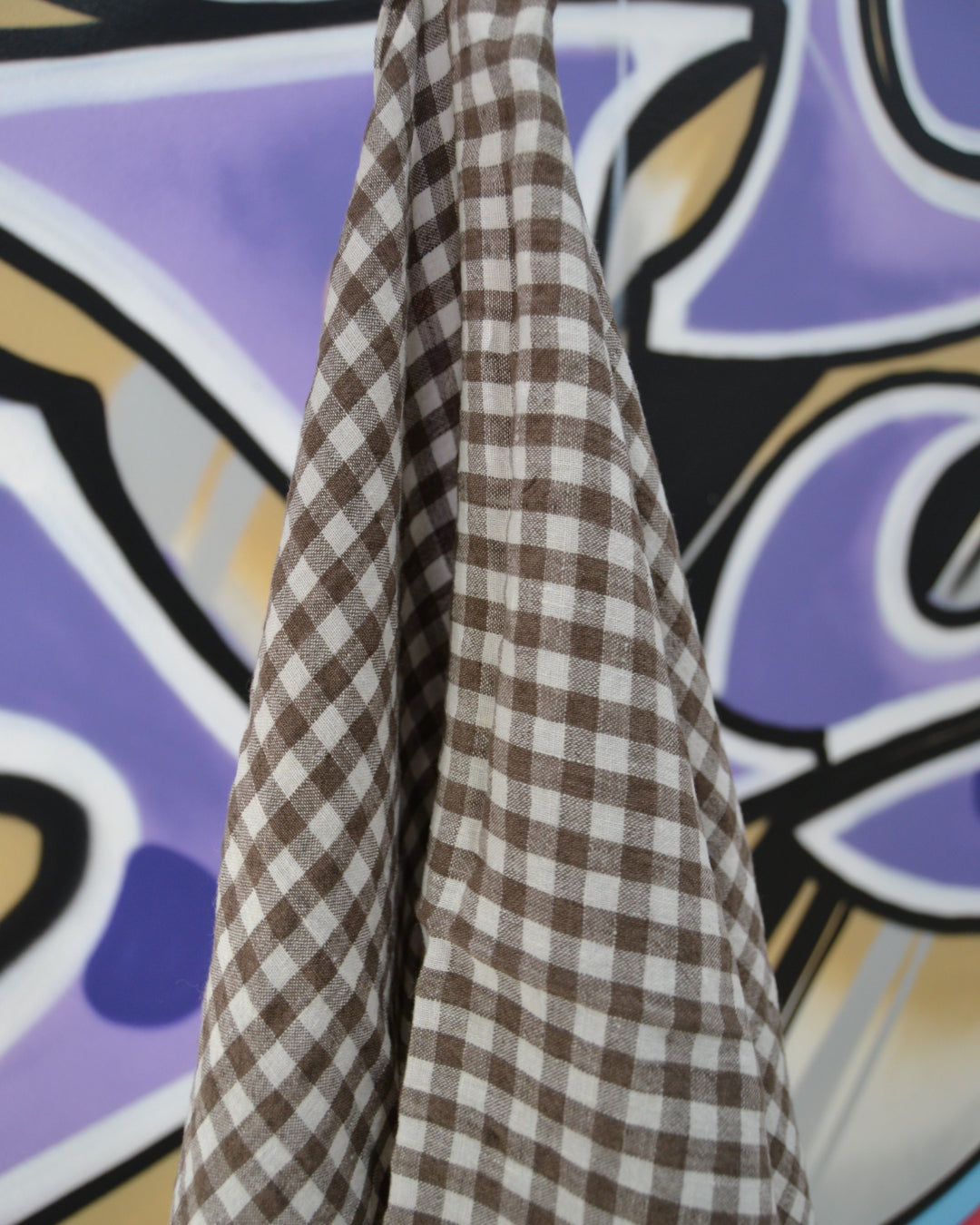 Tea Towel Brown Gingham