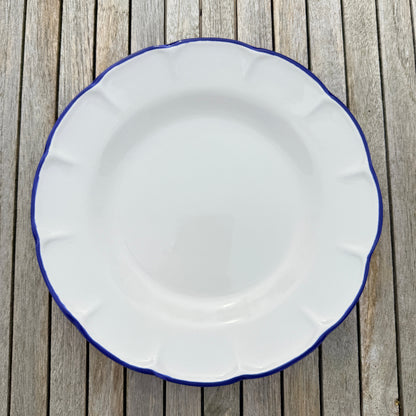 Pasta Plate Blue Line