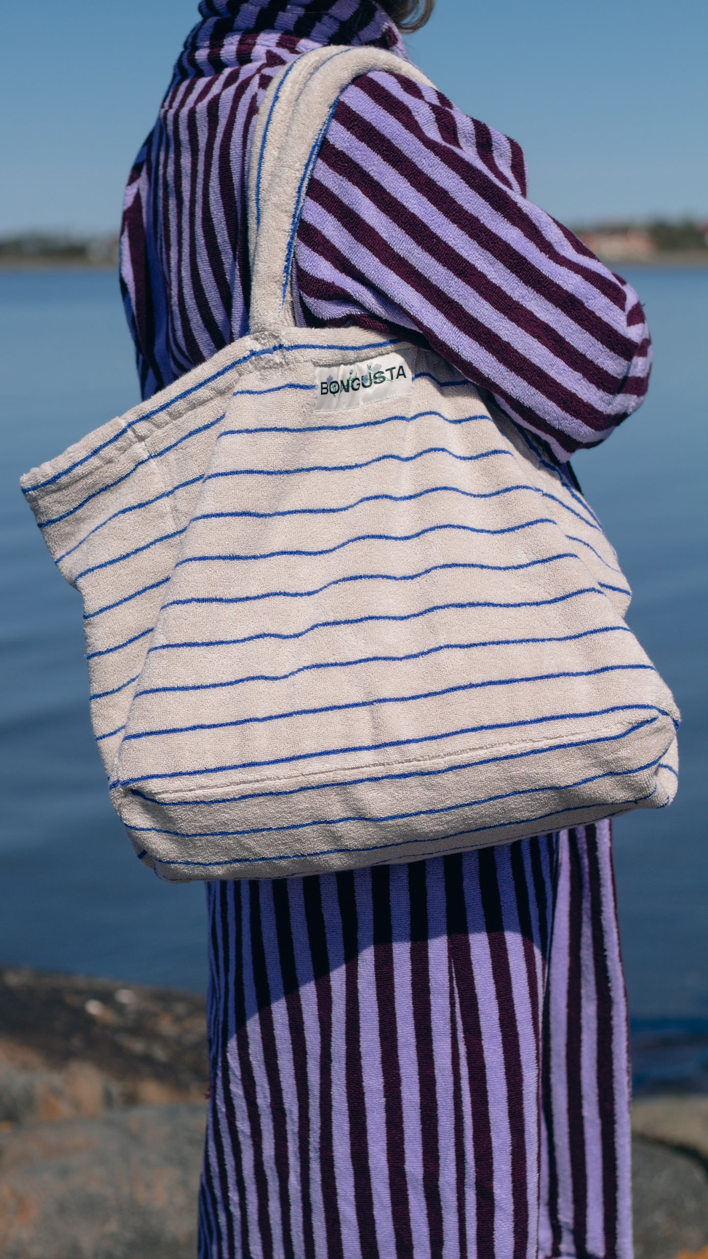 Bongusta Weekend Bag Moonbeam & Ultramarine