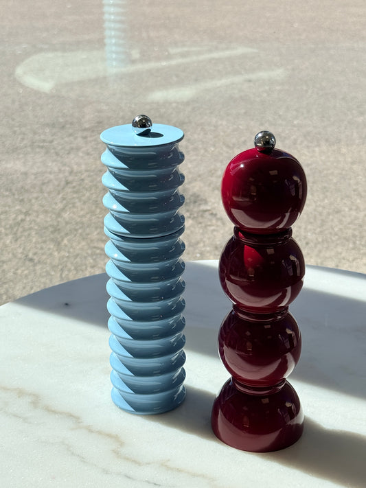 Twister Salt & Pepper Mill Light Blue