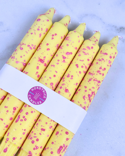 Candles Raspberry Butter Confetti 5-p