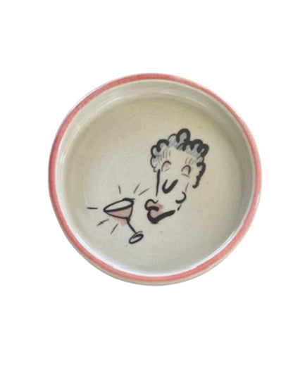 Mon Bistro Little Plate Bisou, handmade in Sweden