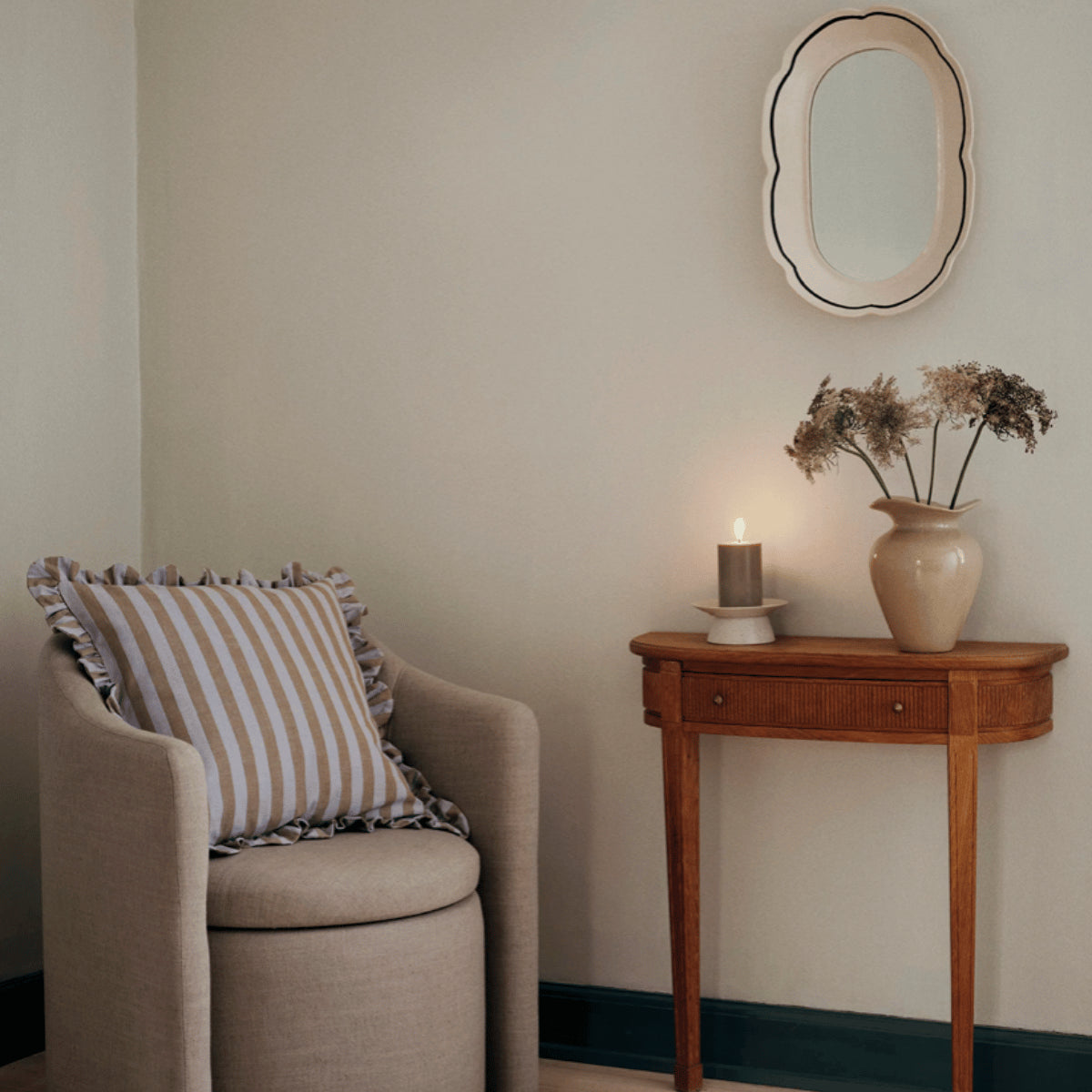 Hilma Spejl Oval 