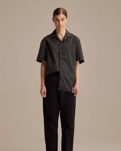 Smör Camp-Collar Jacket Charcoal