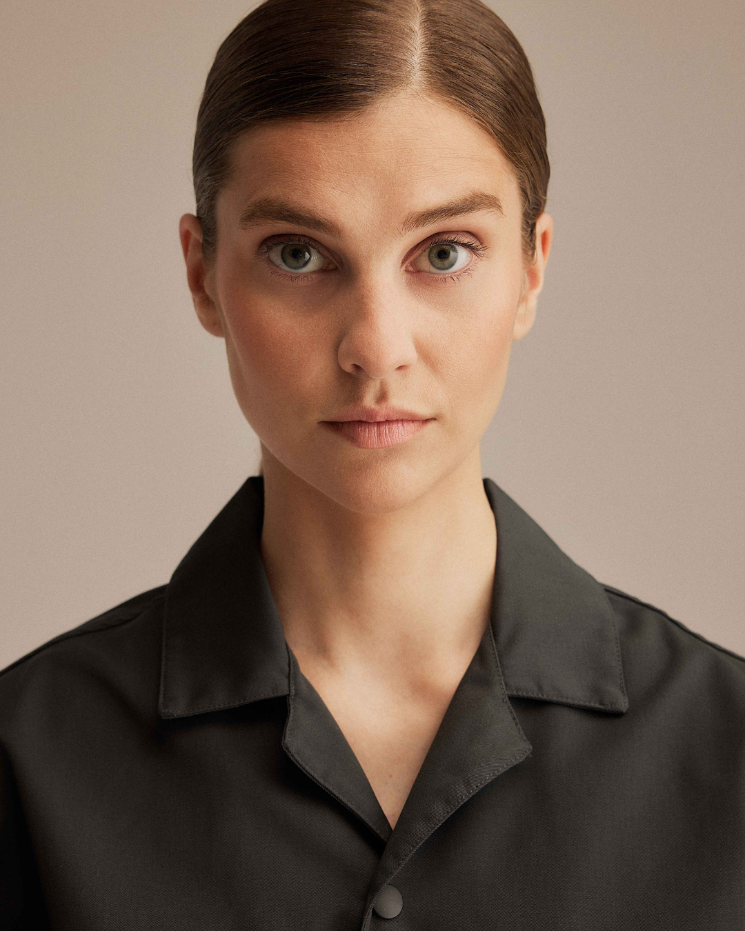 Smör Camp-Collar Jacket Charcoal