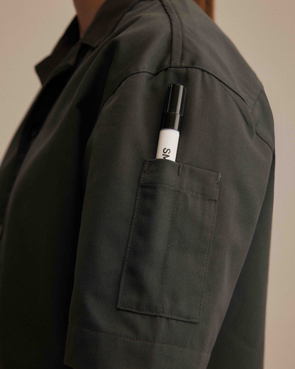 Smör Camp-Collar Jacket Charcoal