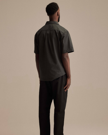 Smör Camp-Collar Jacket Charcoal