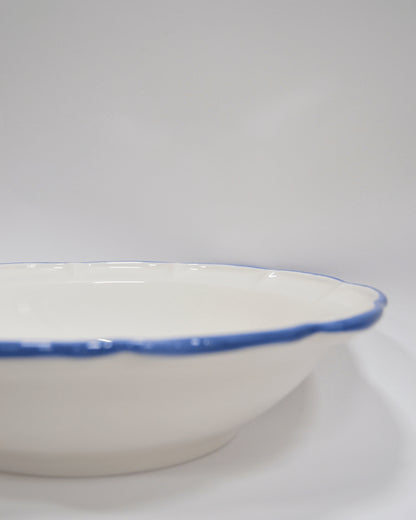 Salad Bowl Light Blue Line