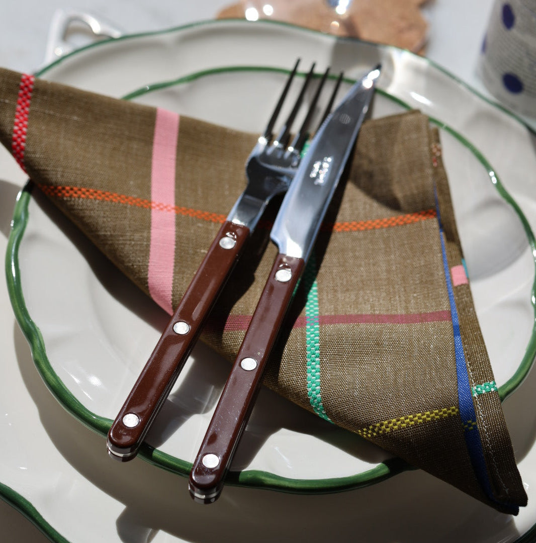 Sabre Cutlery Set 24 pcs Chocolate
