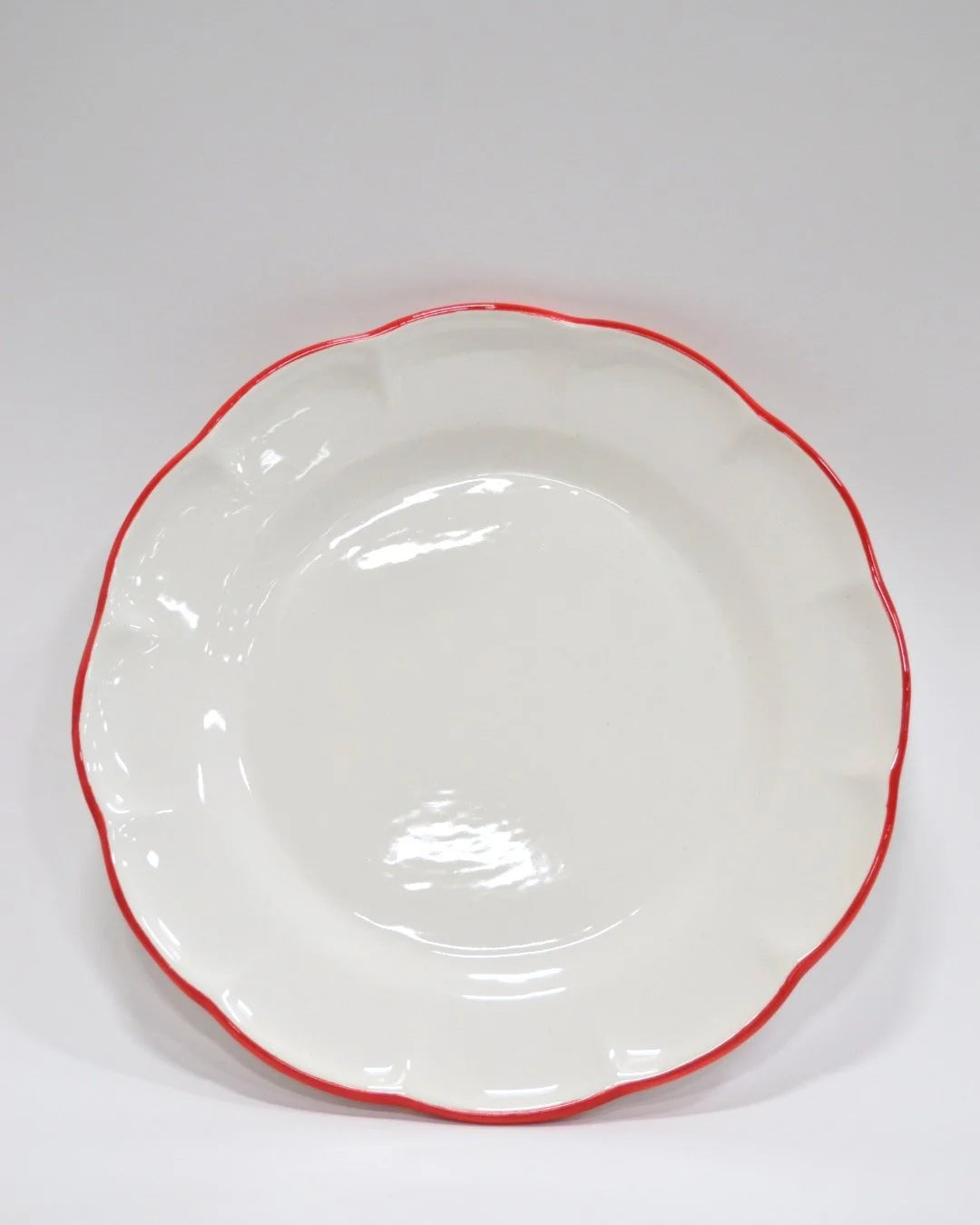 Dinner Plate Red Line