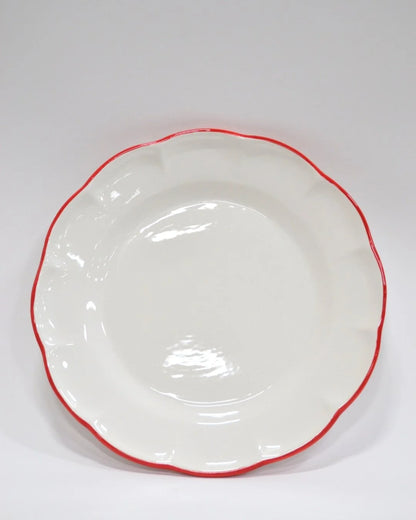 Dinner Plate Red Line